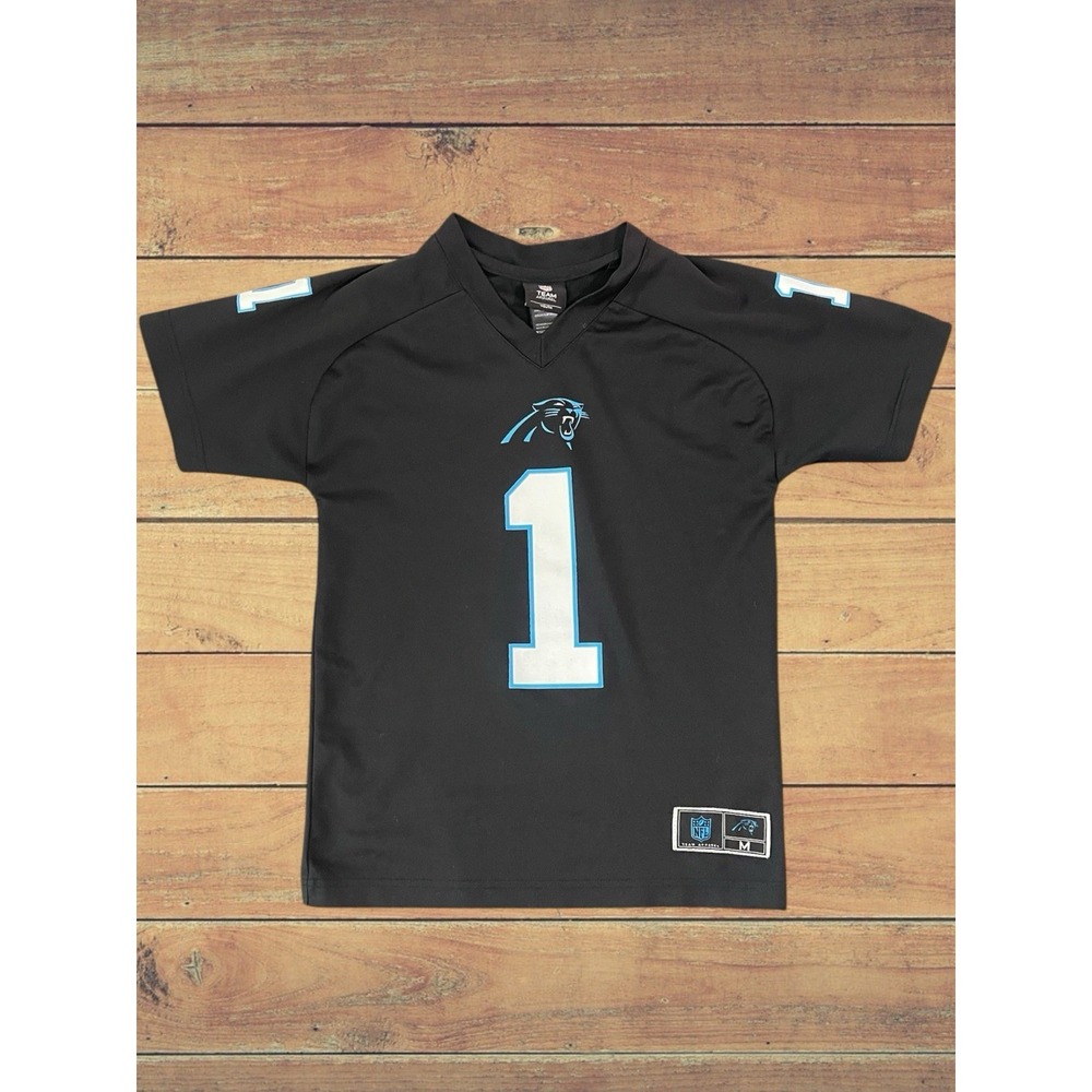 Carolina Panthers Cam Newton Youth Med (10-12) Jersey NFL Team Apparel Black